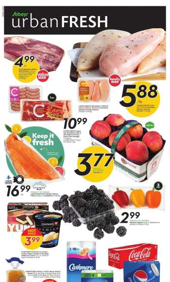 Circulaire Sobeys Urban Fresh - 24 Août 2023 - 30 Août 2023.