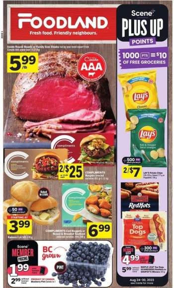 Foodland Flyer - August 24, 2023 - August 30, 2023.