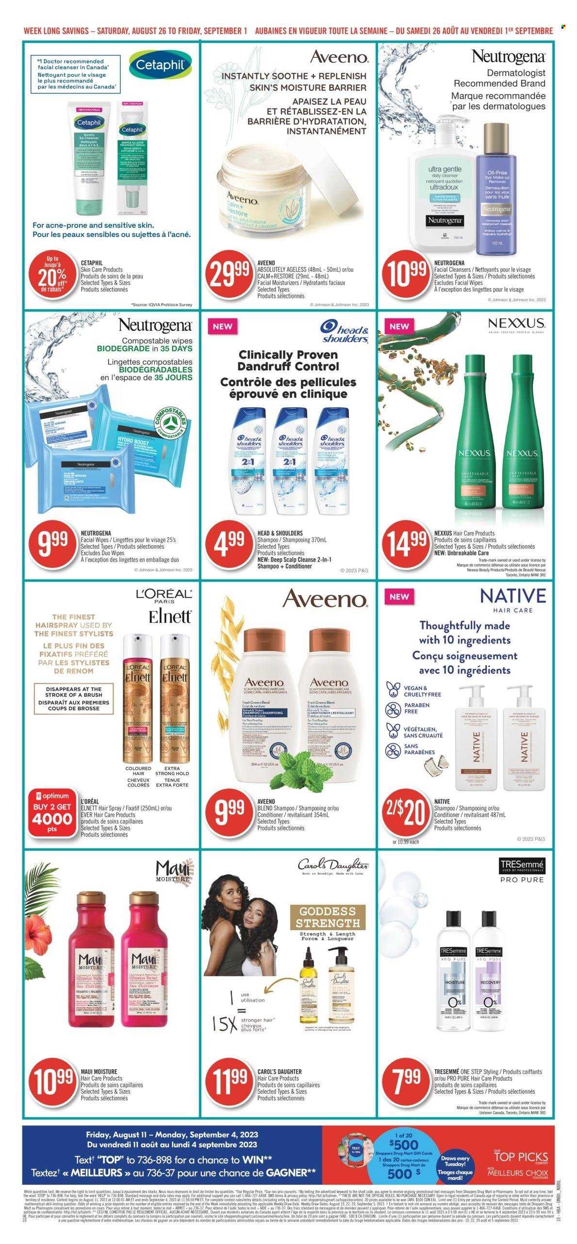 Shoppers Drug Mart flyer - August 26, 2023 - September 01, 2023. Page 13