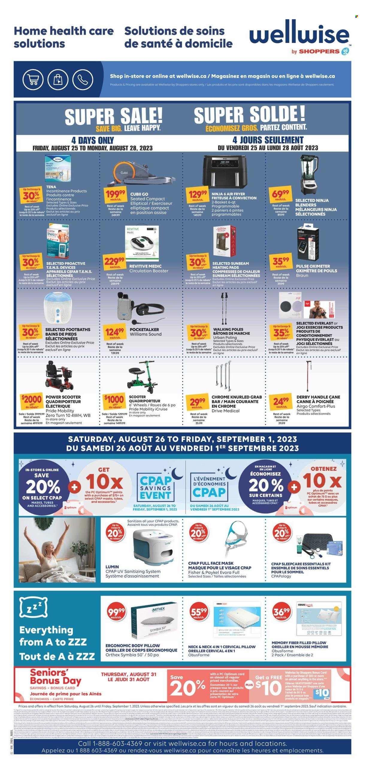 Shoppers Drug Mart flyer - August 26, 2023 - September 01, 2023. Page 20
