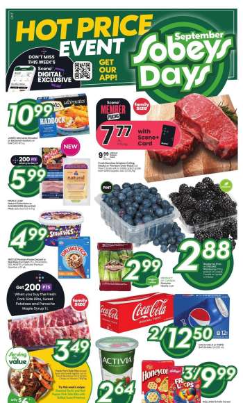 Sobeys Flyer - August 31, 2023 - September 06, 2023.