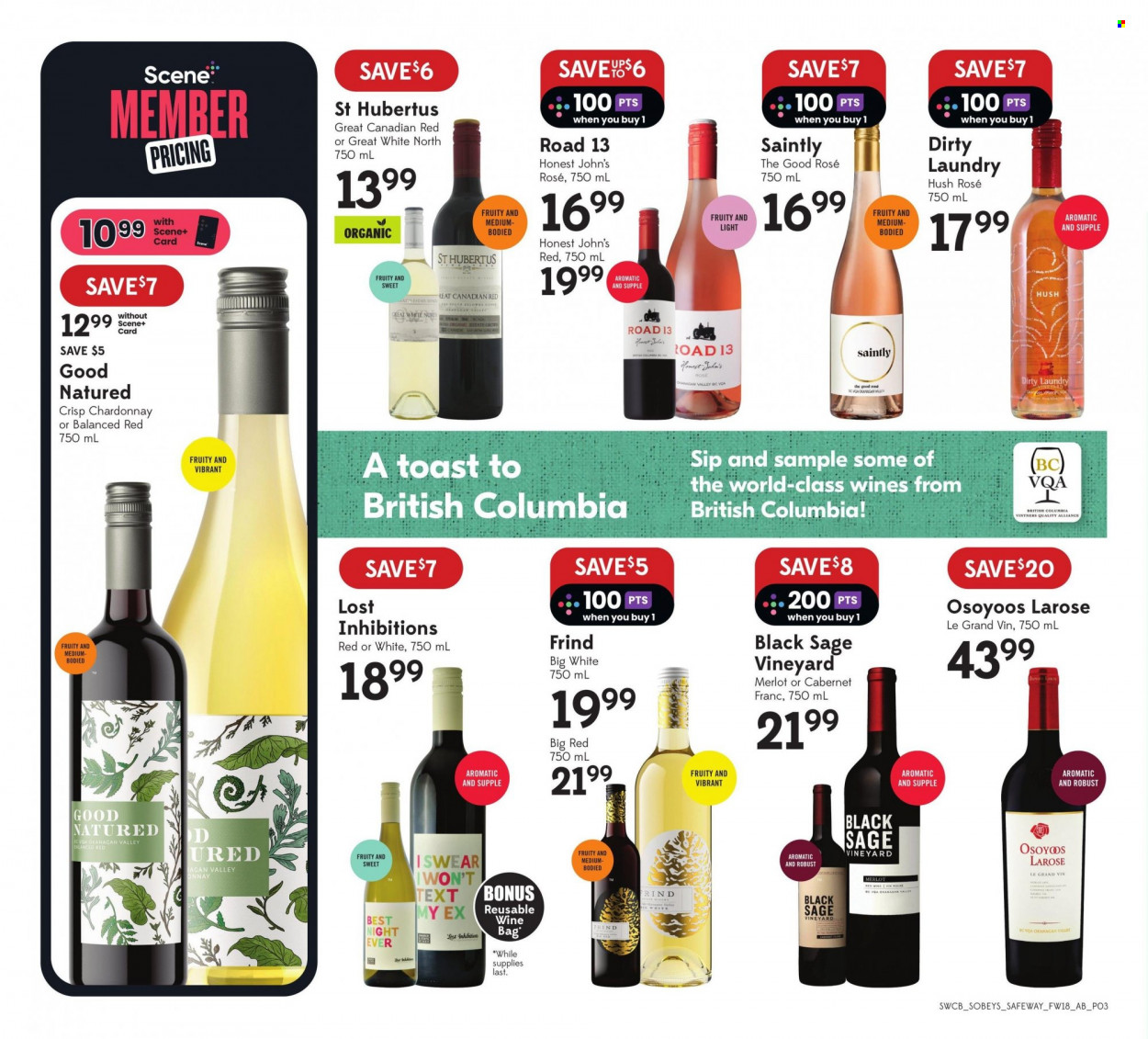 Sobeys Liquor flyer - August 31, 2023 - September 06, 2023. Page 3