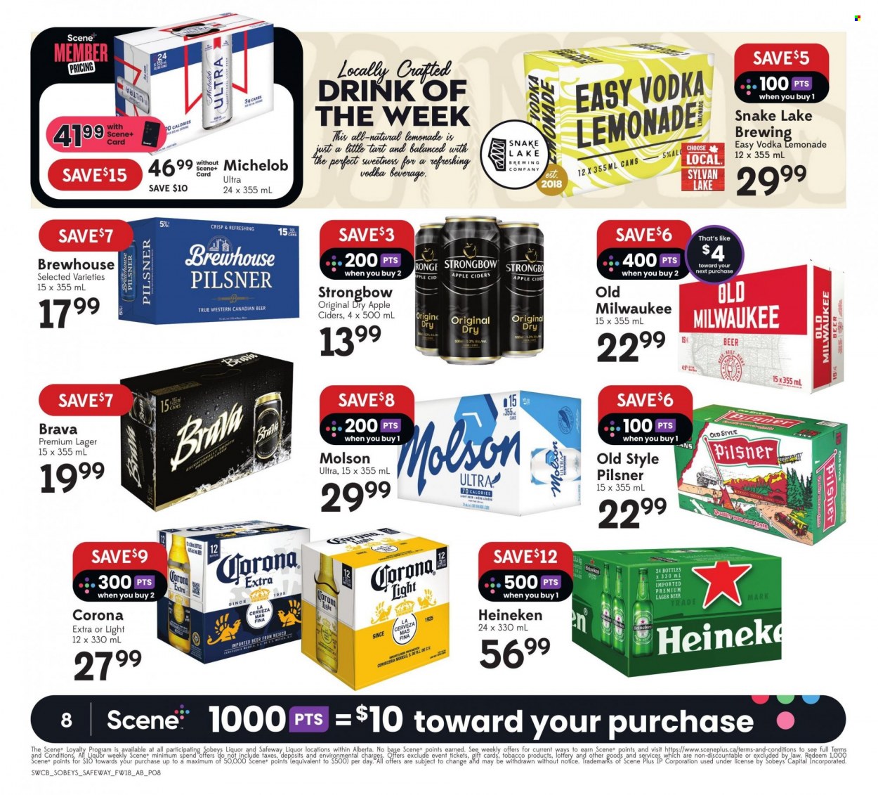 Sobeys Liquor flyer - August 31, 2023 - September 06, 2023. Page 8