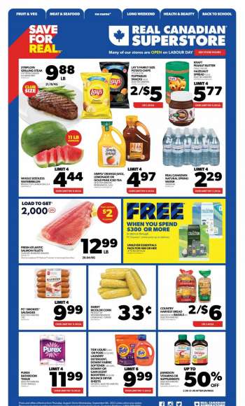 Real Canadian Superstore Flyer - August 31, 2023 - September 06, 2023.