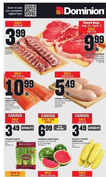 DOMINION Corner Brook 5 Murphy Square Store Hours