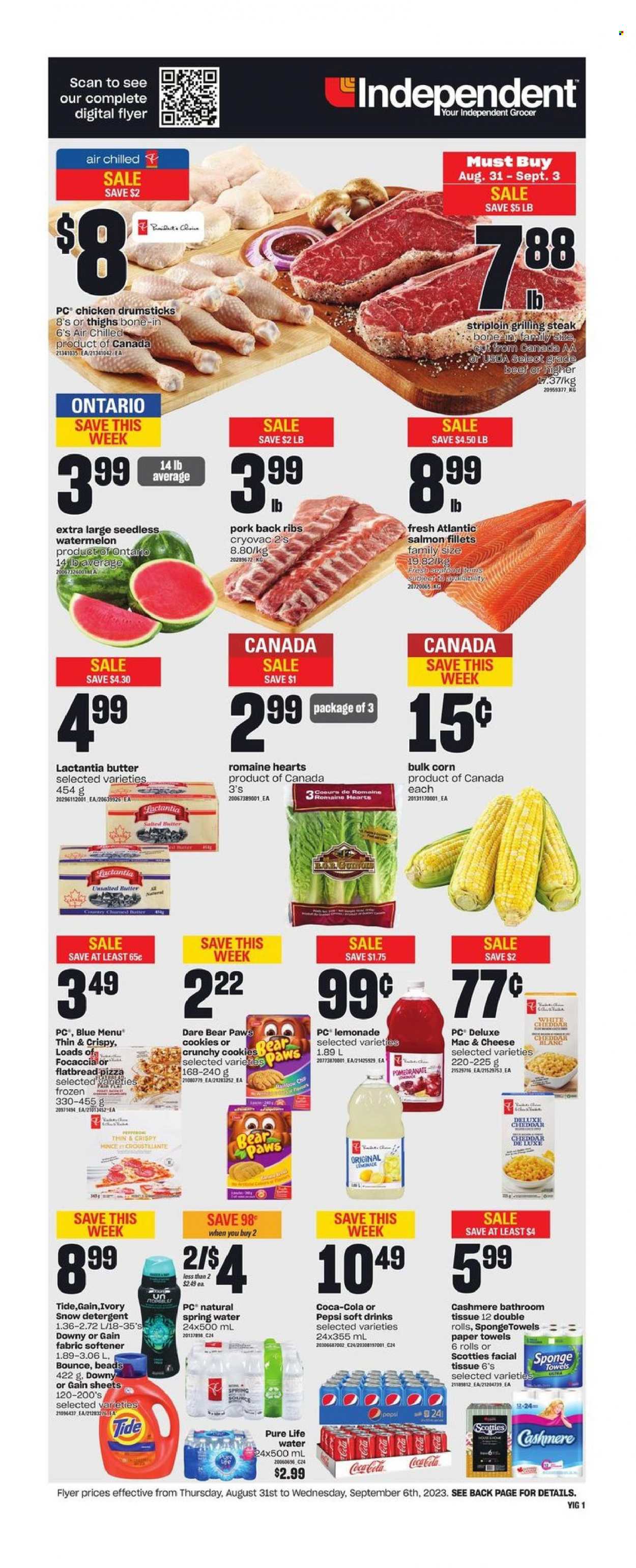 Independent flyer - August 31, 2023 - September 06, 2023. Page 1