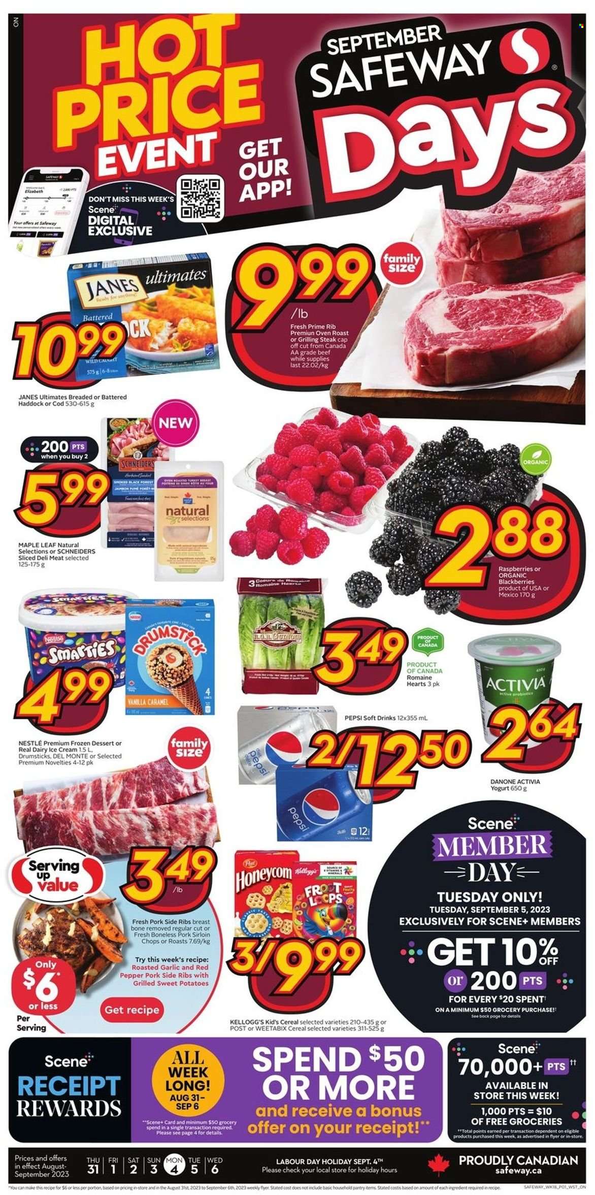 Circulaire Safeway - 31 Août 2023 - 06 Septembre 2023. Page 1