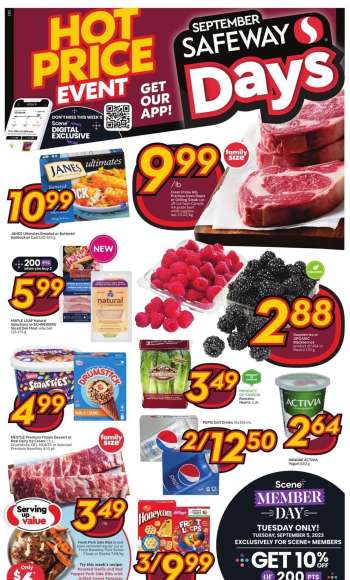 Safeway Flyer - August 31, 2023 - September 06, 2023.