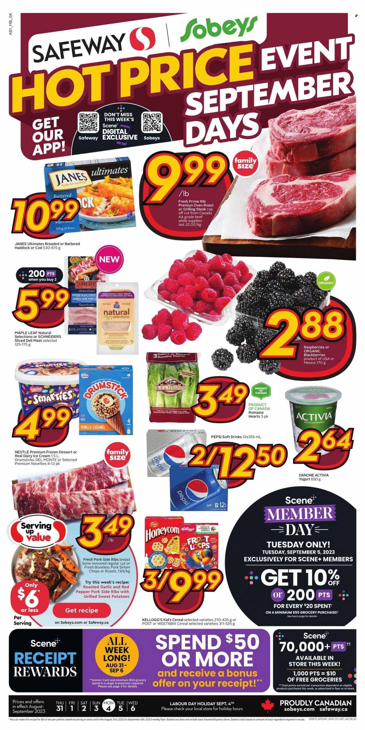 Sobeys flyer - August 31, 2023 - September 06, 2023. Page 1