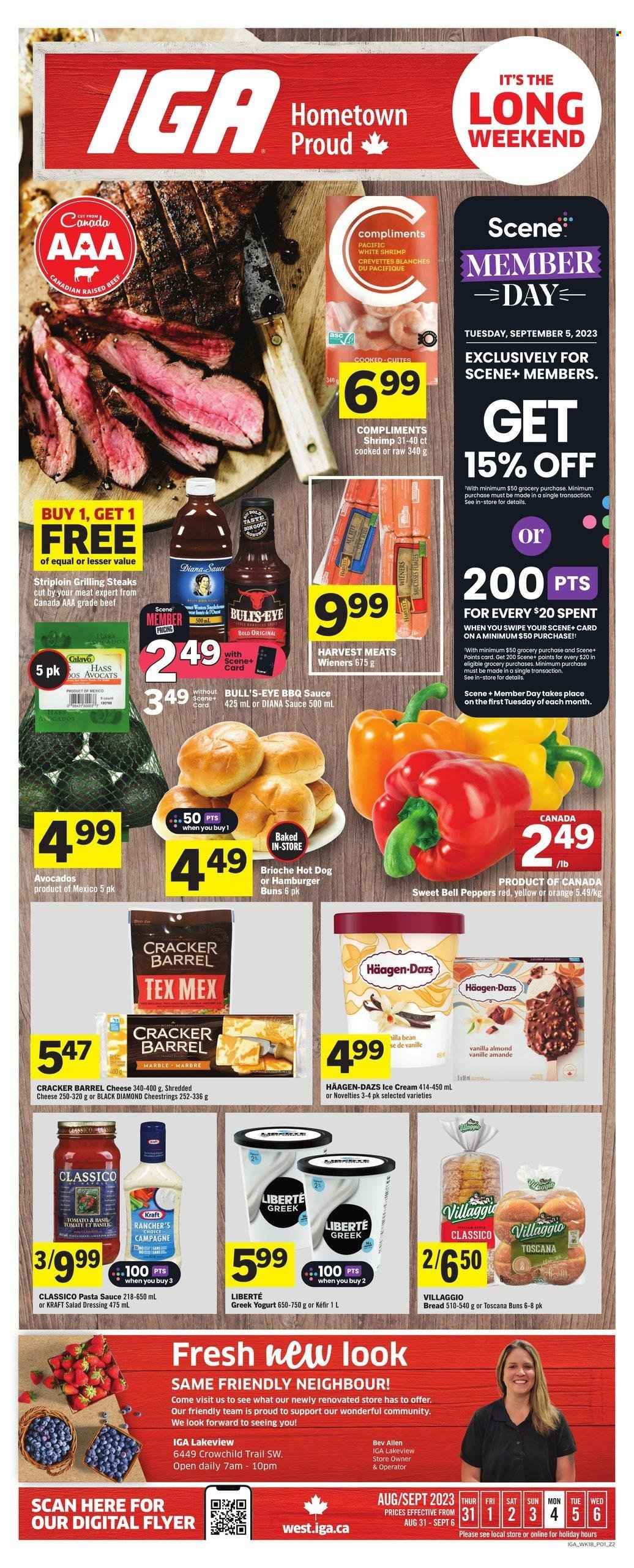 IGA flyer - August 31, 2023 - September 06, 2023. Page 1