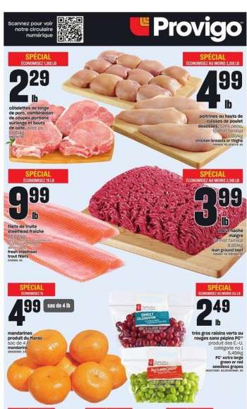 Circulaire Provigo - 07 Septembre 2023 - 13 Septembre 2023.