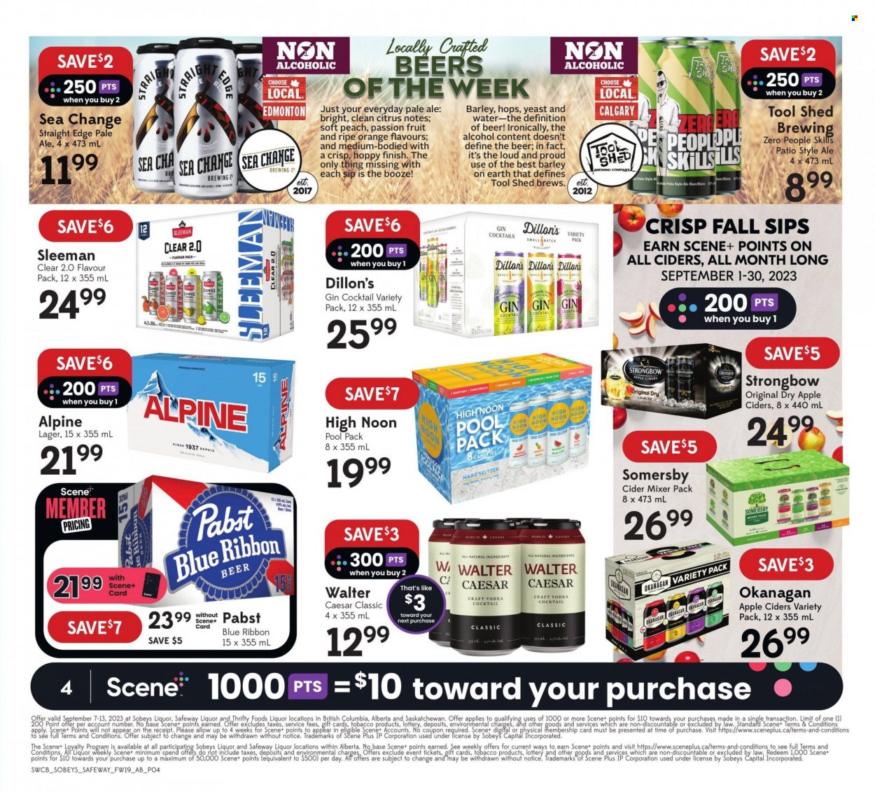 Sobeys Liquor flyer - September 07, 2023 - September 13, 2023. Page 5