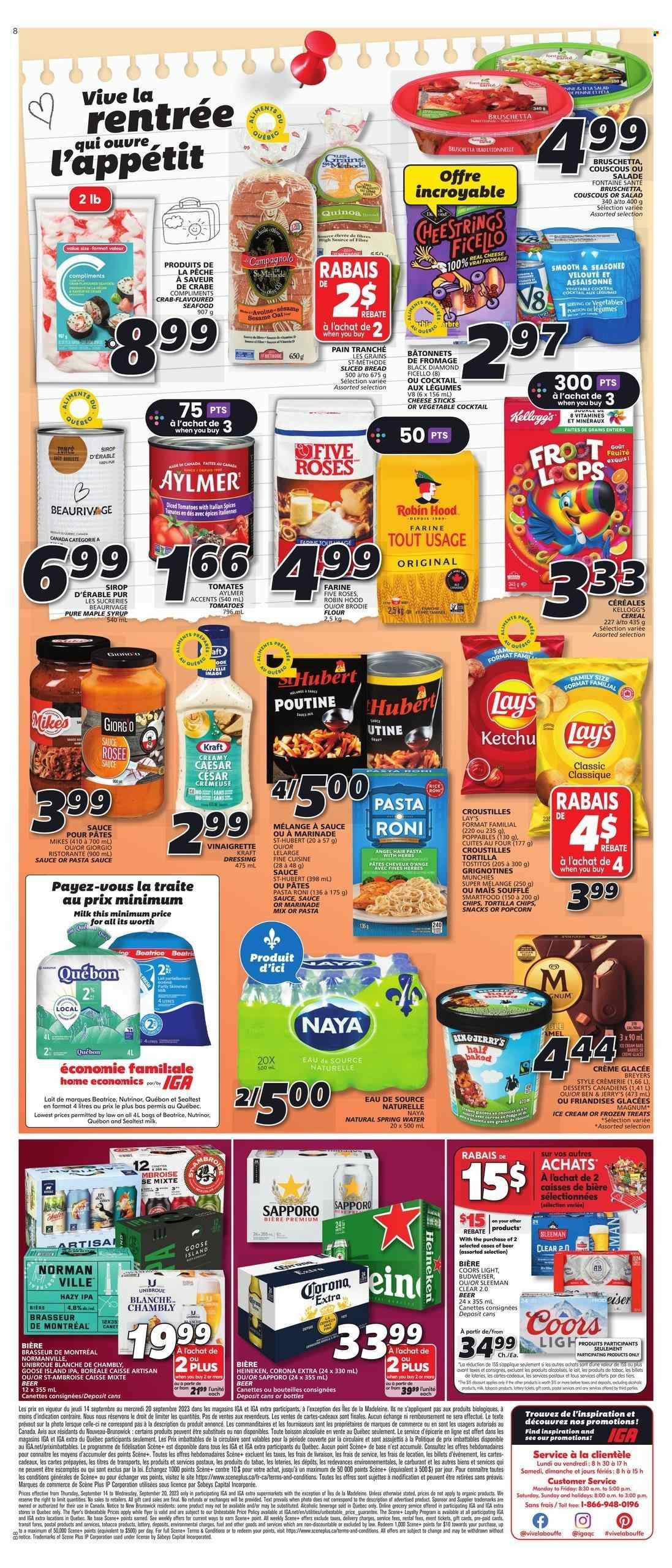 IGA flyer - September 14, 2023 - September 20, 2023. Page 2