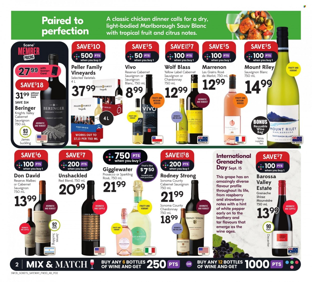 Sobeys Liquor flyer - September 14, 2023 - September 20, 2023. Page 2
