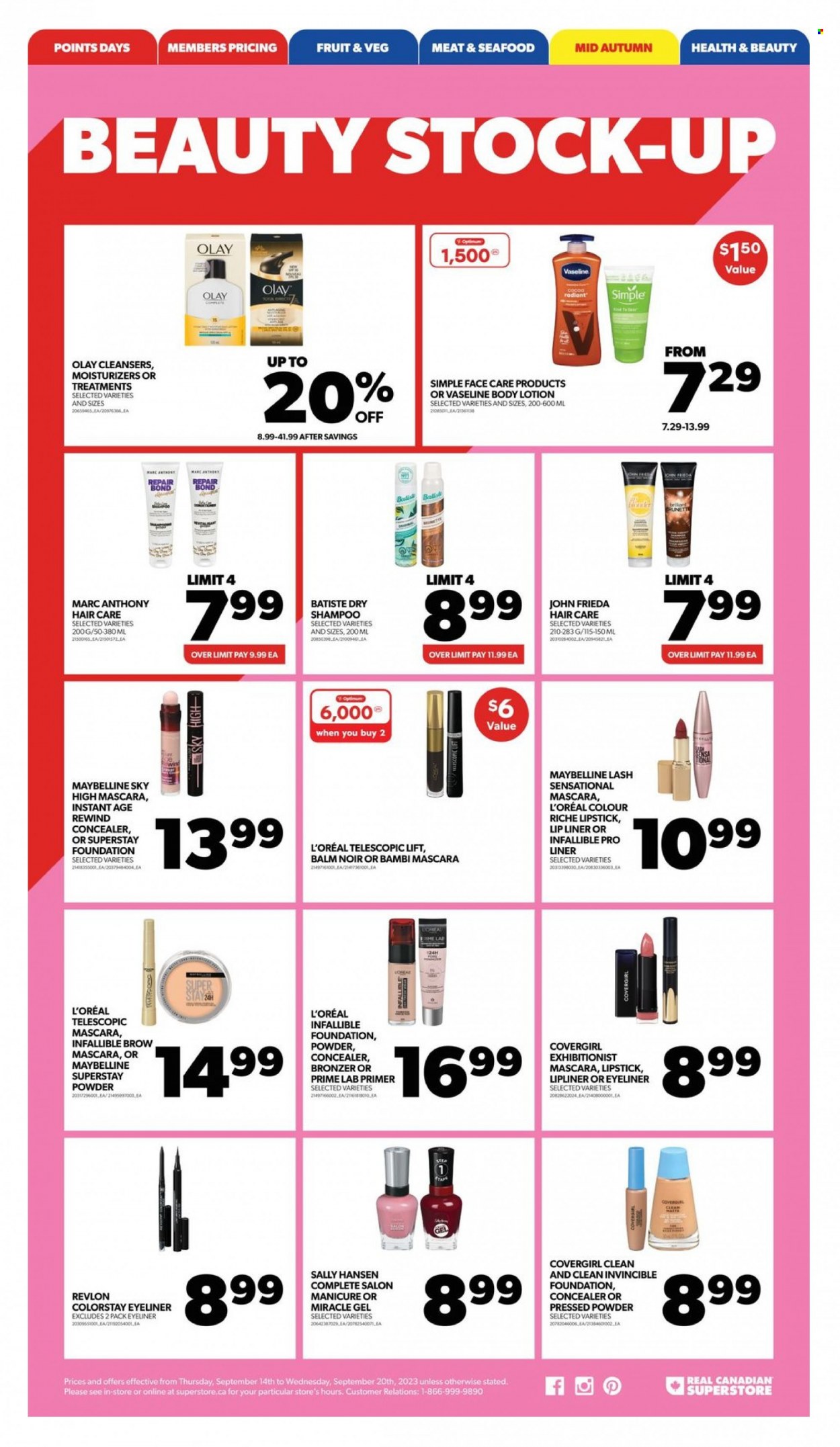 Real Canadian Superstore flyer - September 14, 2023 - September 20, 2023. Page 20