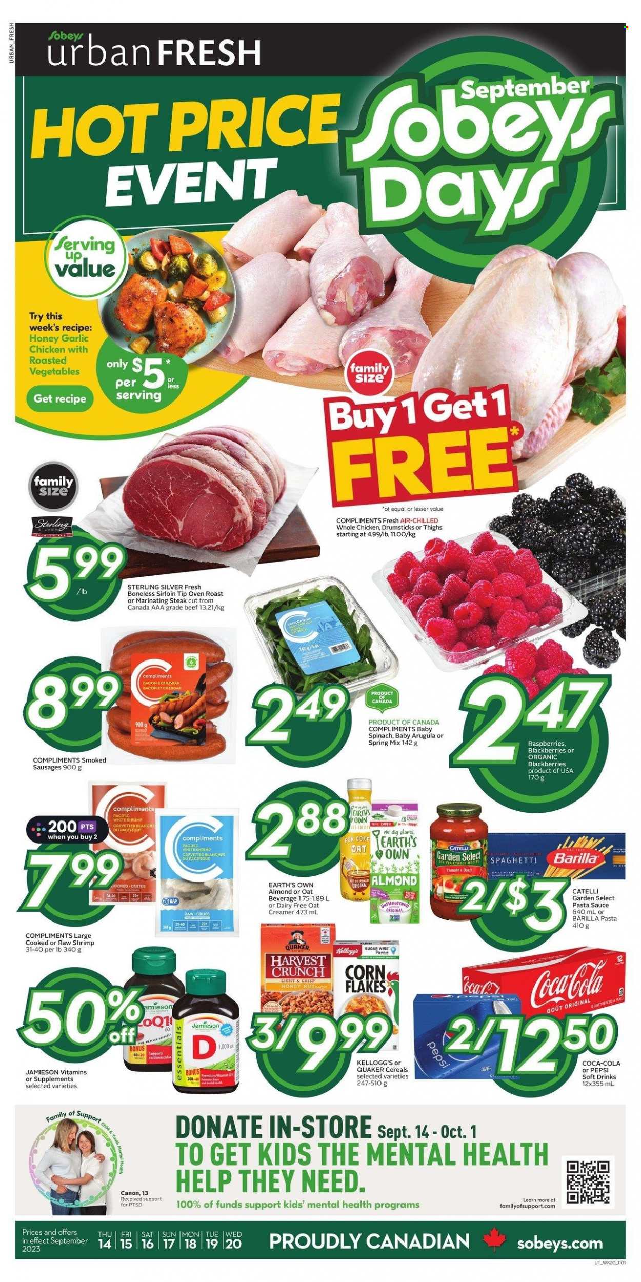 Sobeys Urban Fresh flyer - September 14, 2023 - September 20, 2023. Page 1