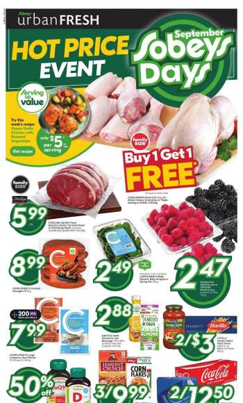 Sobeys Urban Fresh Flyer - September 14, 2023 - September 20, 2023.