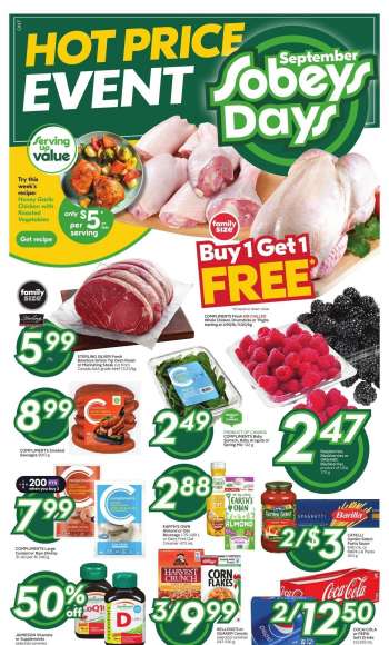 Sobeys Flyer - September 14, 2023 - September 20, 2023.