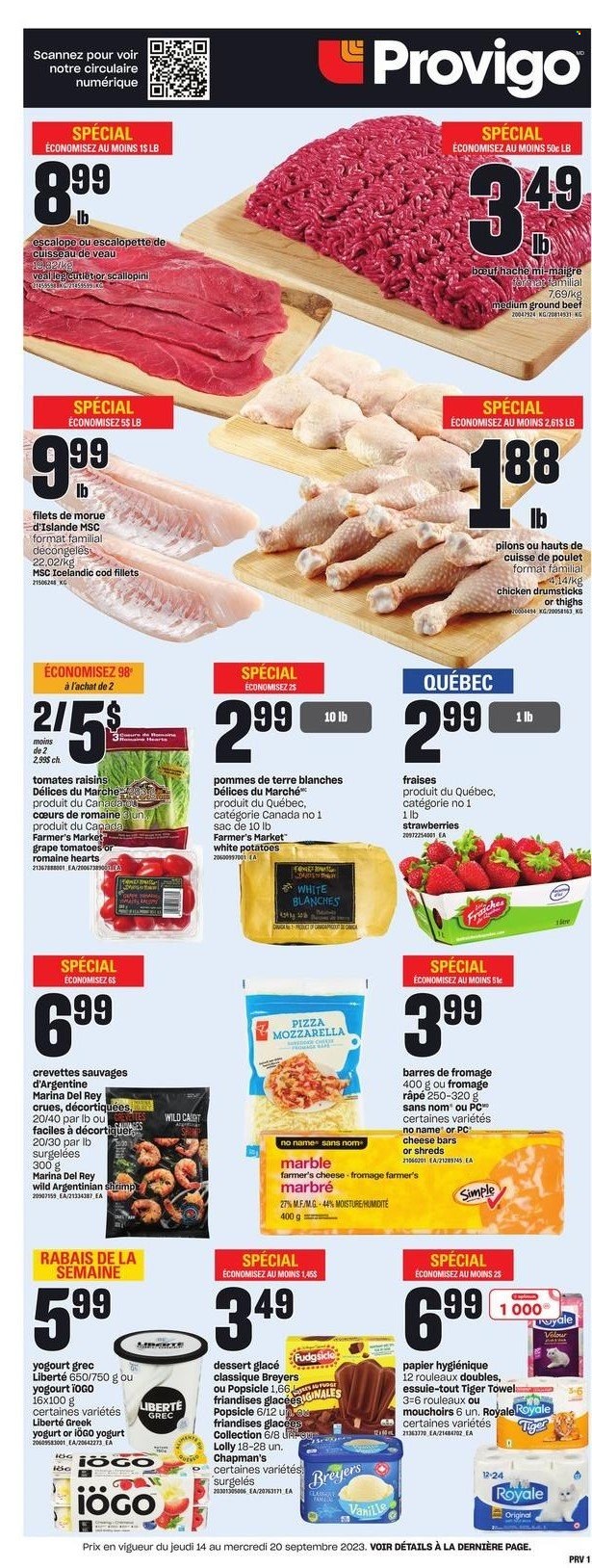 Circulaire Provigo - 14 Septembre 2023 - 20 Septembre 2023. Page 1