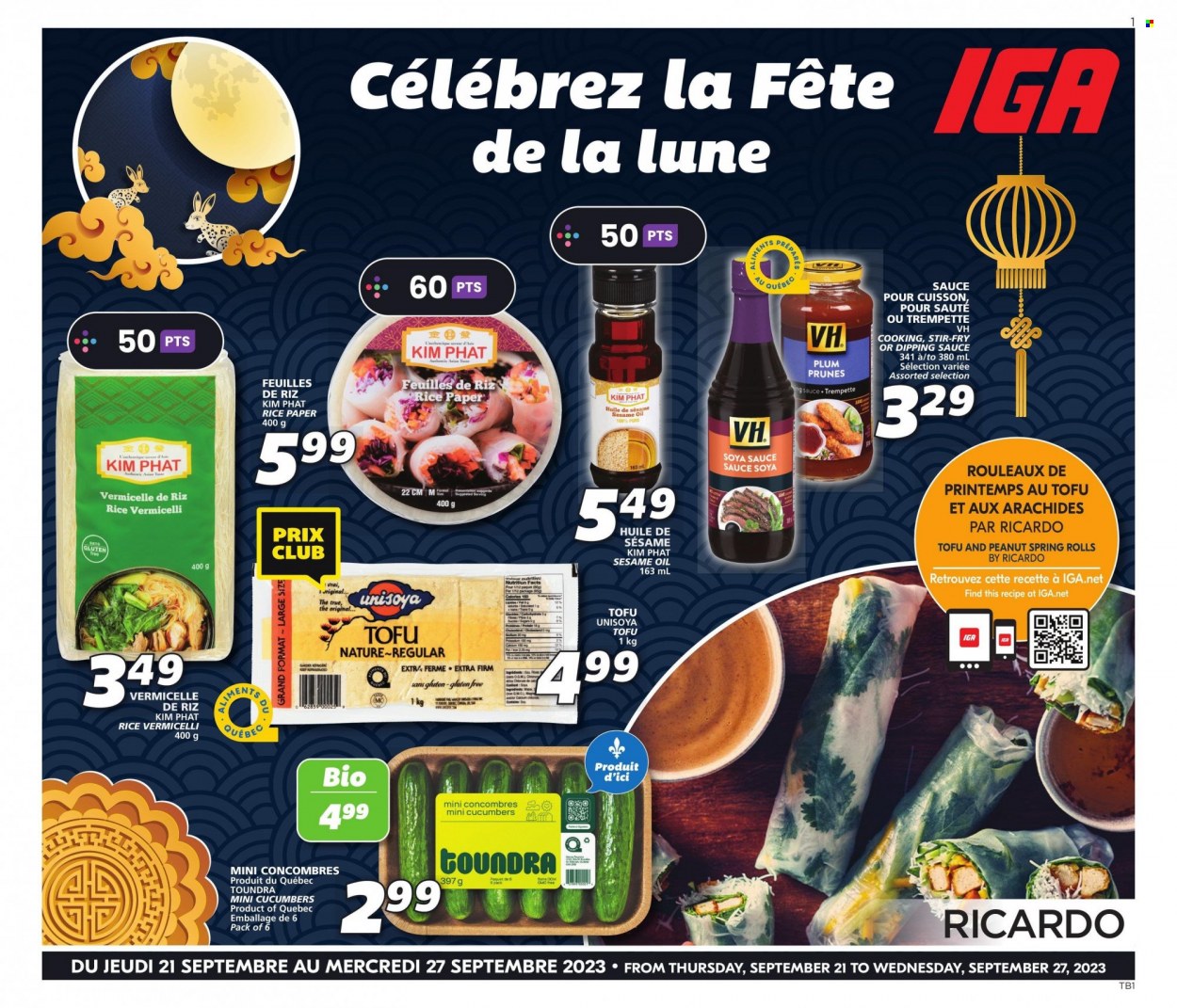 IGA flyer - September 21, 2023 - September 27, 2023. Page 12