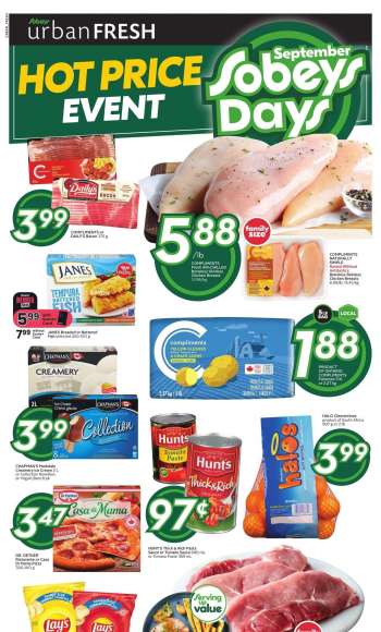 Sobeys Urban Fresh Flyer - September 21, 2023 - September 27, 2023.