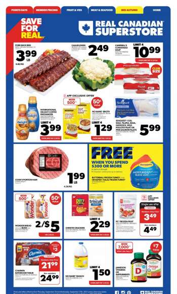 Real Canadian Superstore Flyer - September 21, 2023 - September 27, 2023.