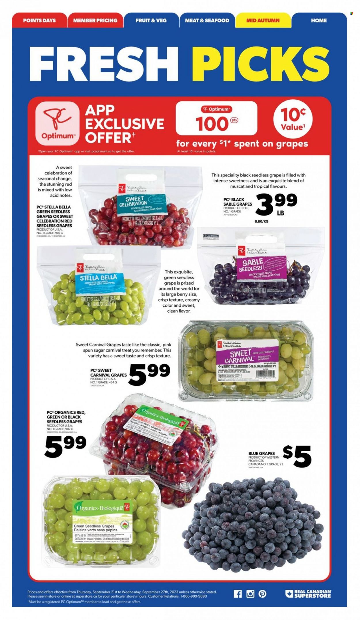 Real Canadian Superstore flyer - September 21, 2023 - September 27, 2023. Page 11