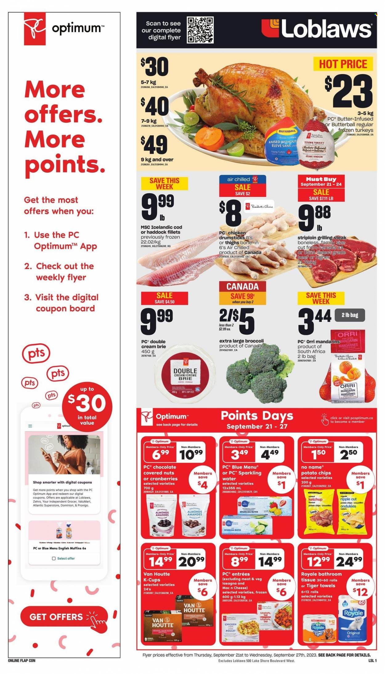Loblaws flyer - September 21, 2023 - September 27, 2023. Page 1