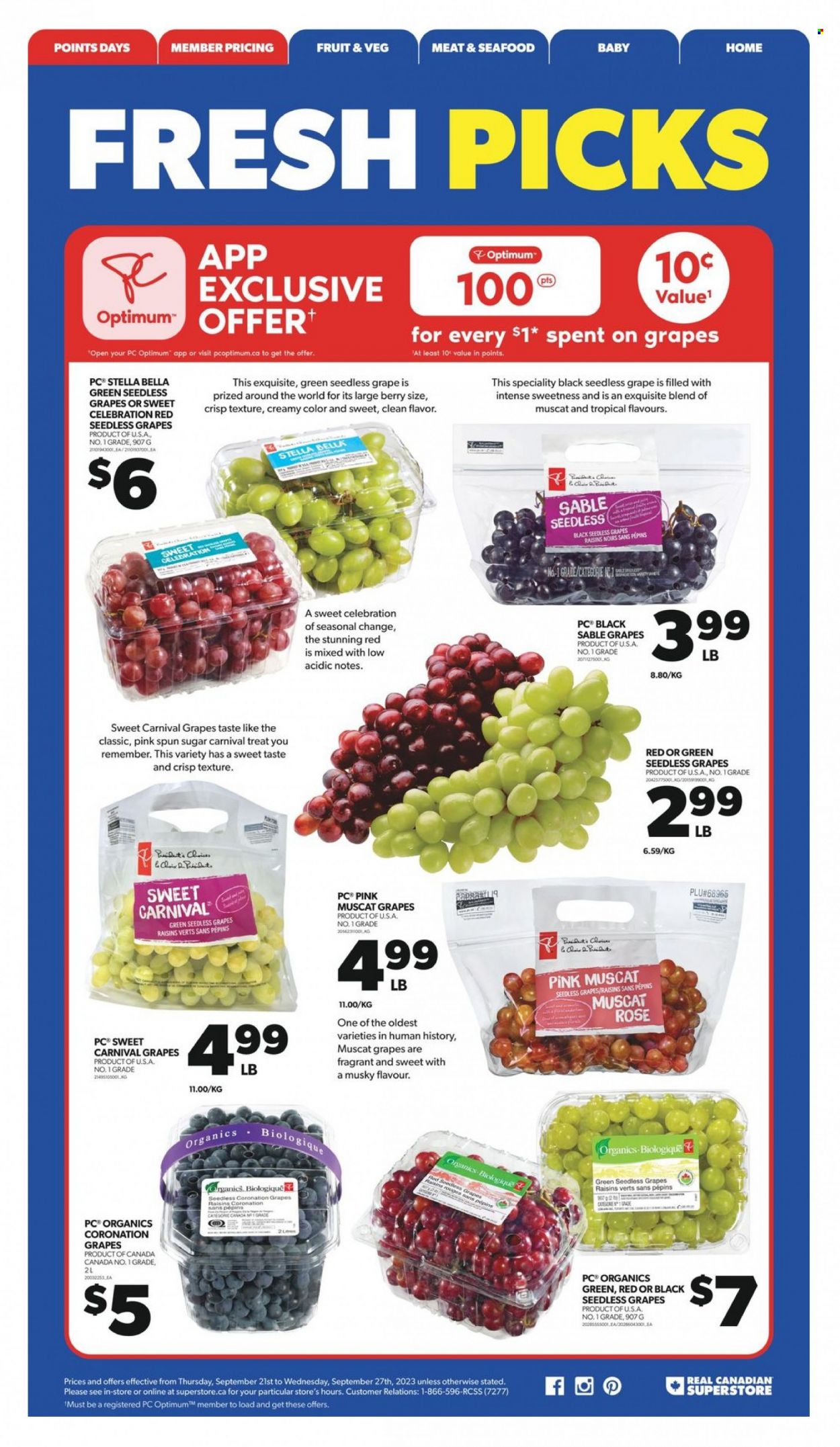 Real Canadian Superstore flyer - September 21, 2023 - September 27, 2023. Page 11