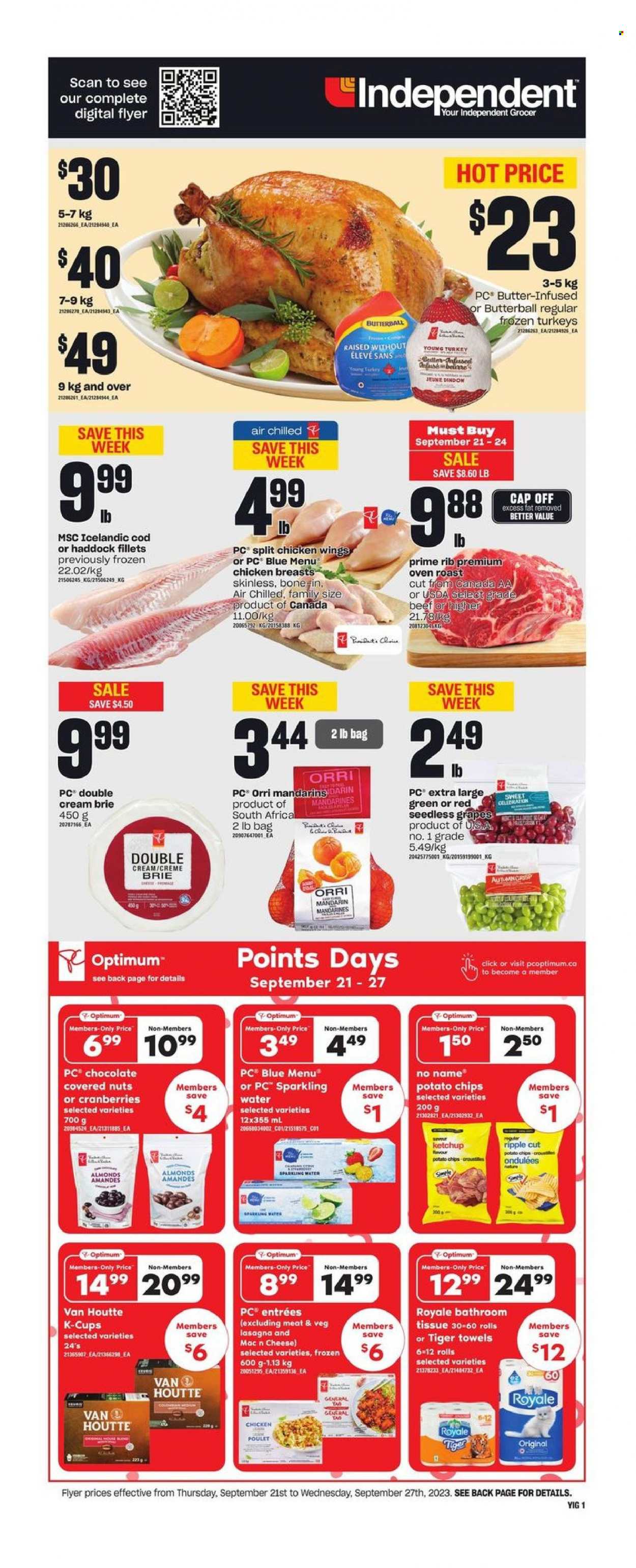 Independent flyer - September 21, 2023 - September 27, 2023. Page 1