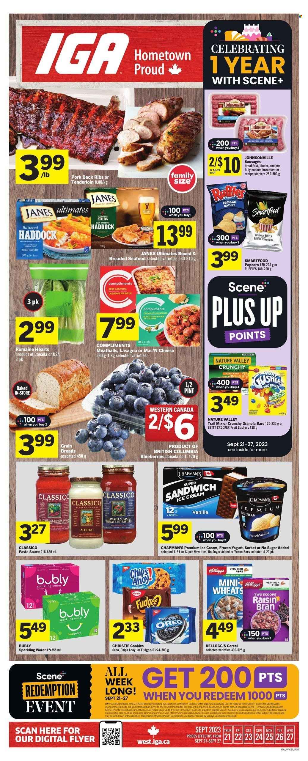 IGA flyer - September 21, 2023 - September 27, 2023. Page 1