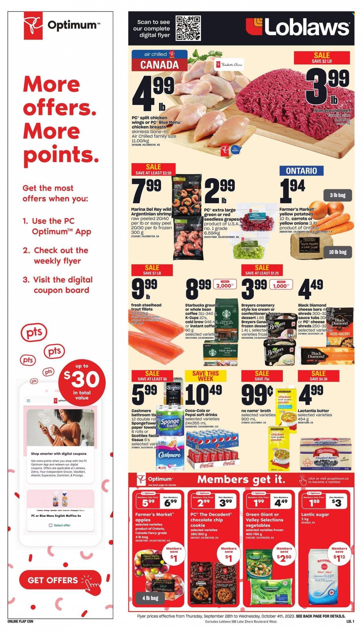 Loblaws flyer - September 28, 2023 - October 04, 2023. Page 1