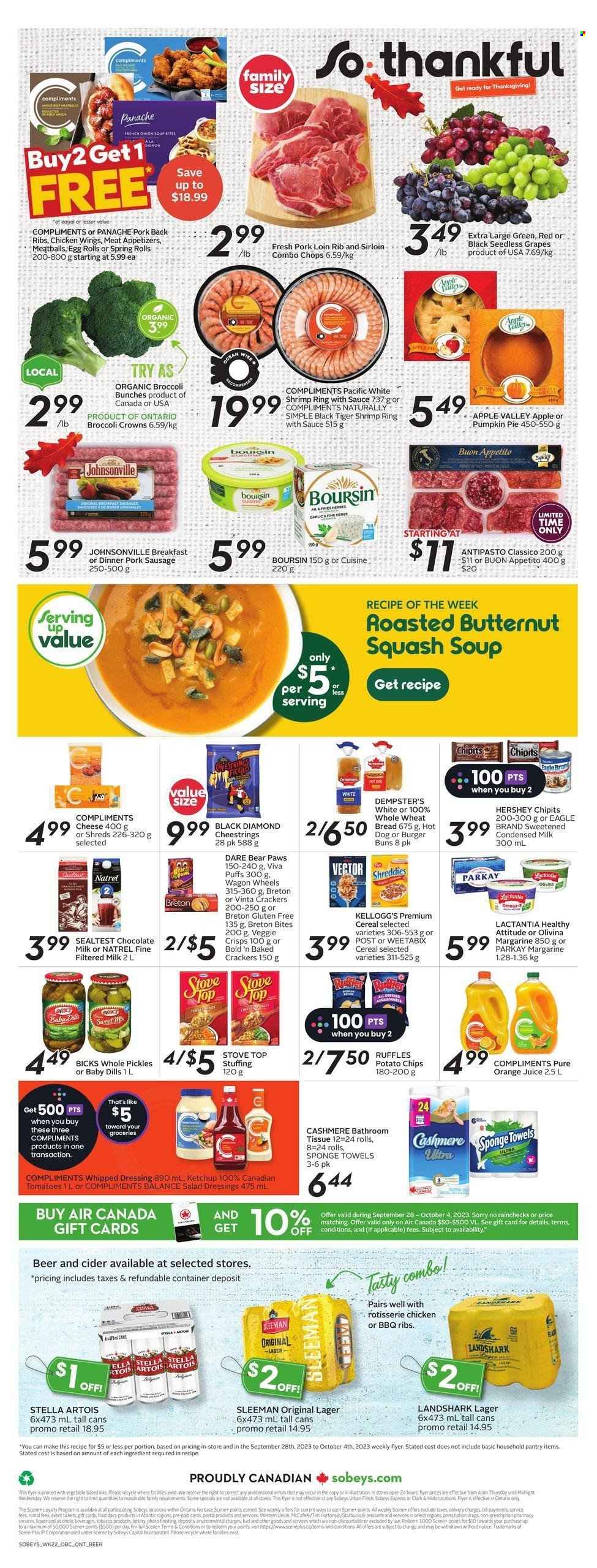 Sobeys flyer - September 28, 2023 - October 04, 2023. Page 2