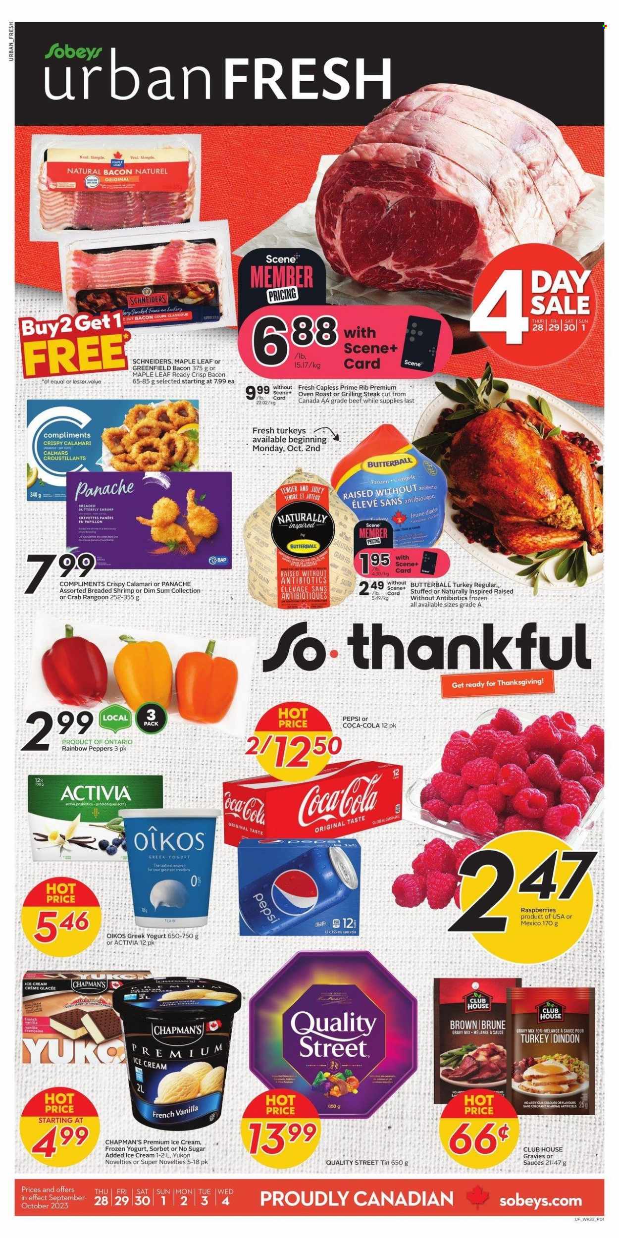 Sobeys Urban Fresh flyer - September 28, 2023 - October 04, 2023. Page 1