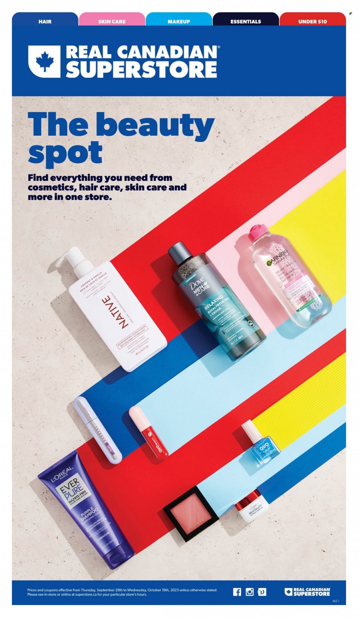 Real Canadian Superstore flyer - September 28, 2023 - October 18, 2023. Page 1