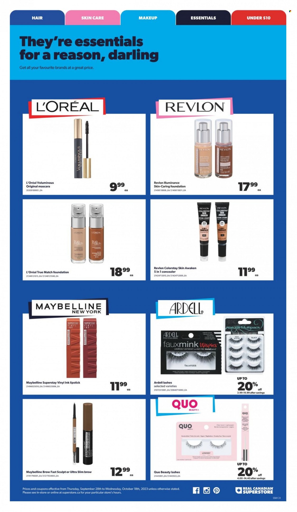 Real Canadian Superstore flyer - September 28, 2023 - October 18, 2023. Page 8
