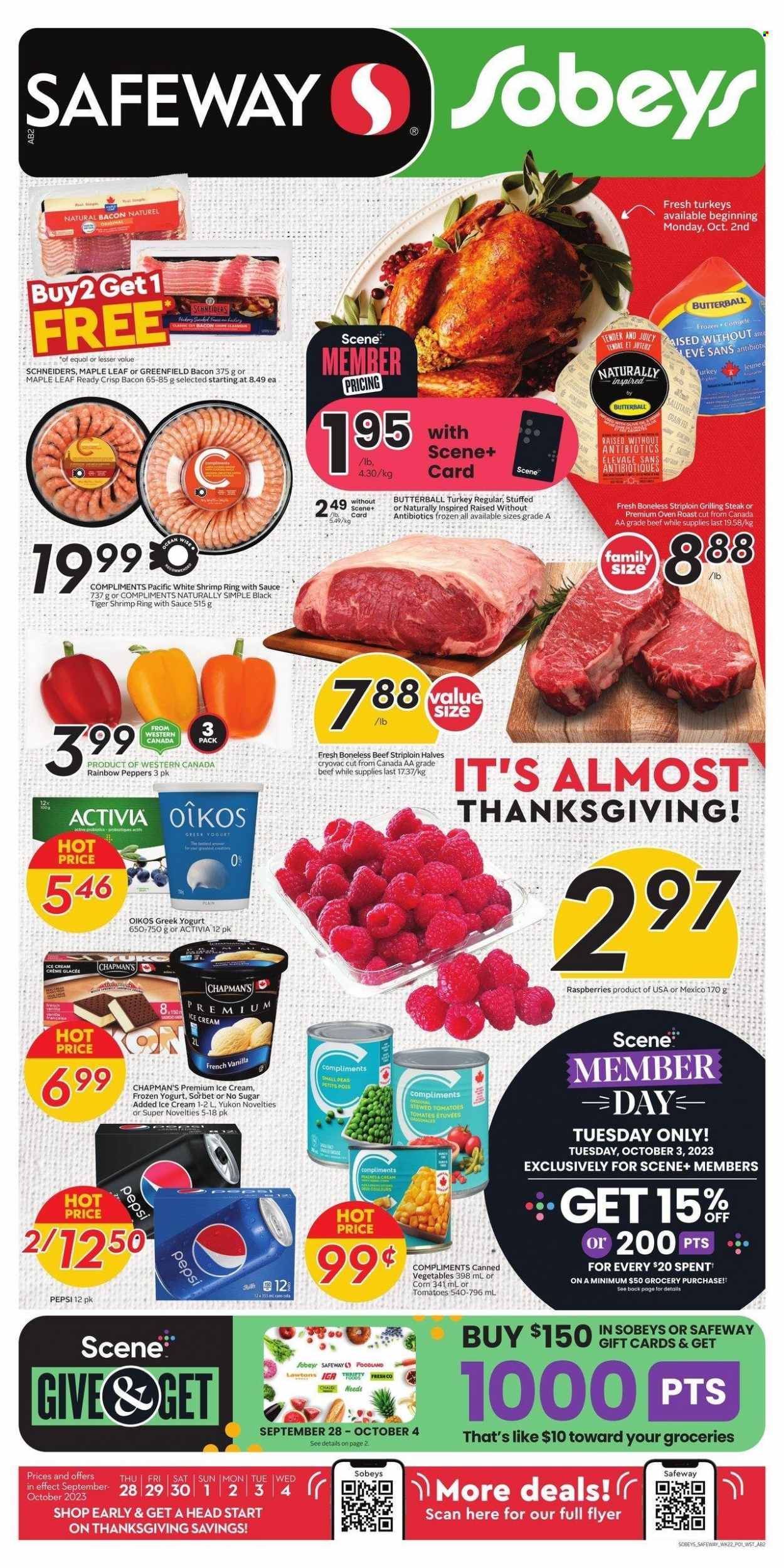 Sobeys flyer - September 28, 2023 - October 04, 2023. Page 1