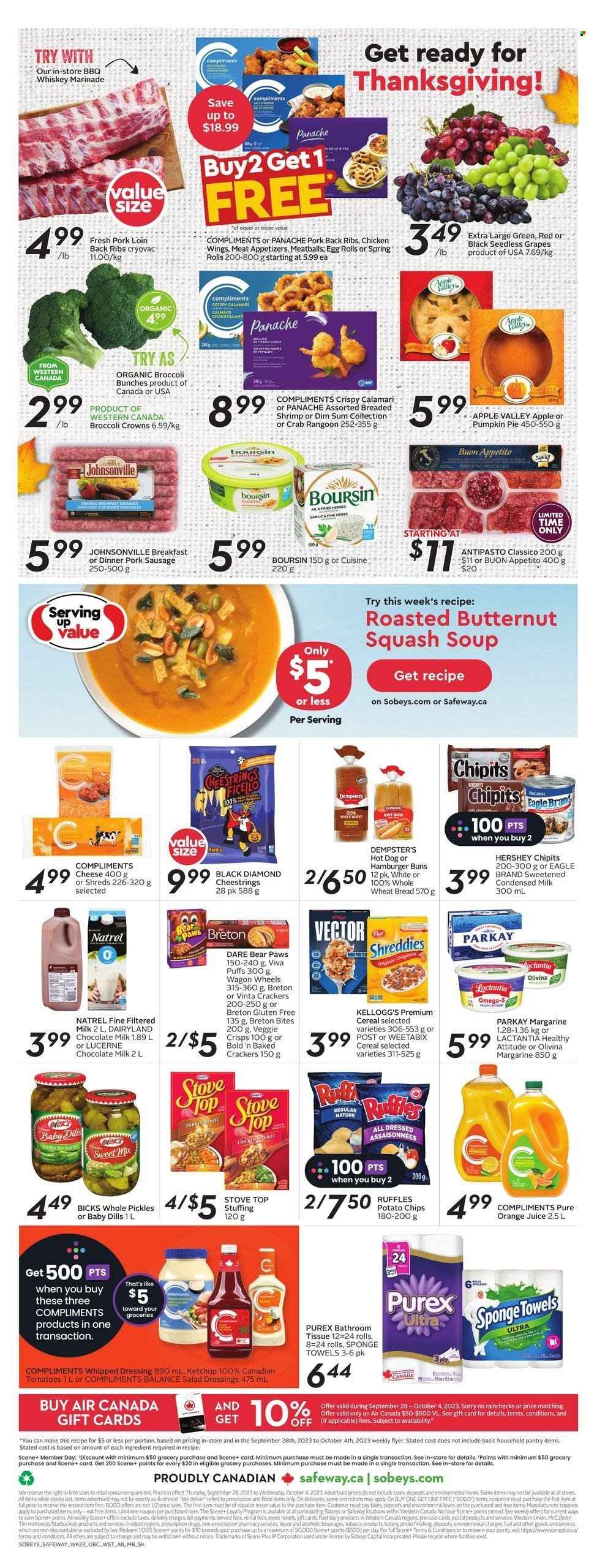 Sobeys flyer - September 28, 2023 - October 04, 2023. Page 3