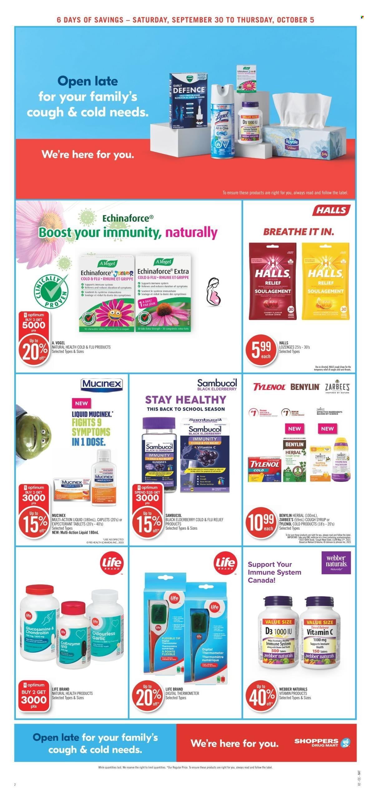 Shoppers Drug Mart flyer - September 30, 2023 - October 05, 2023. Page 11