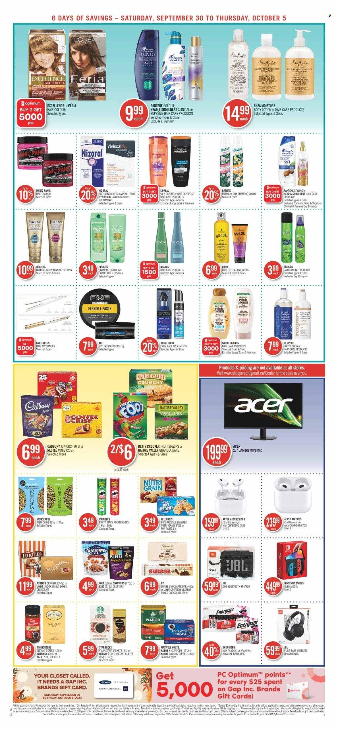 Shoppers Drug Mart flyer - September 30, 2023 - October 05, 2023. Page 12
