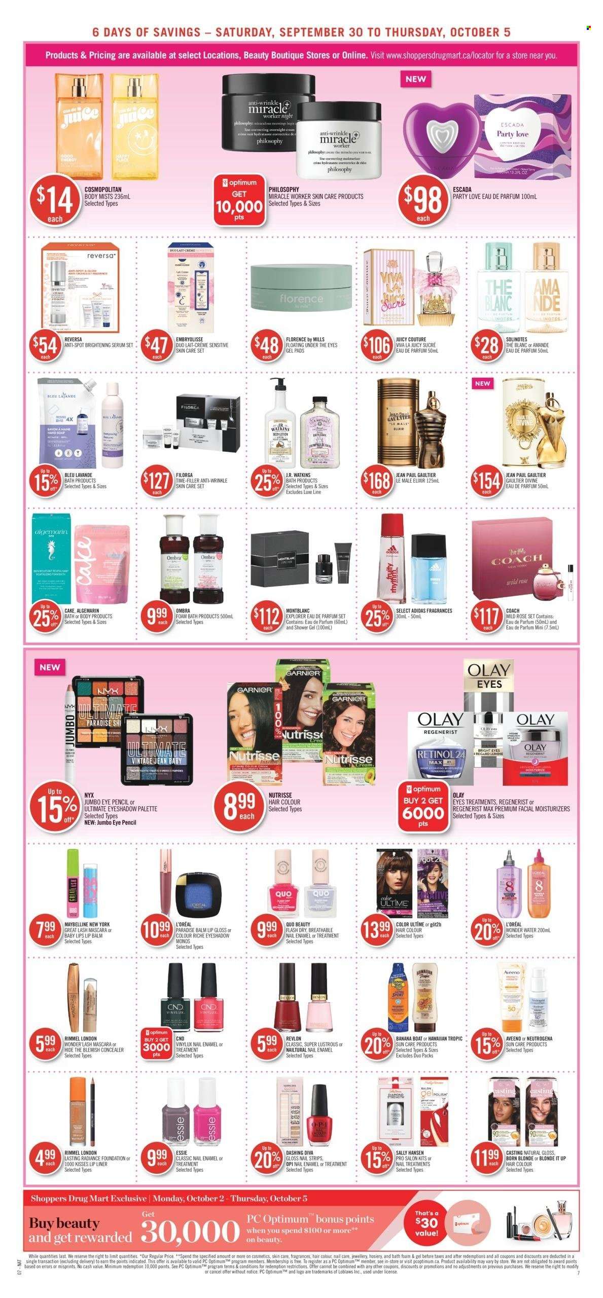 Shoppers Drug Mart flyer - September 30, 2023 - October 05, 2023. Page 14