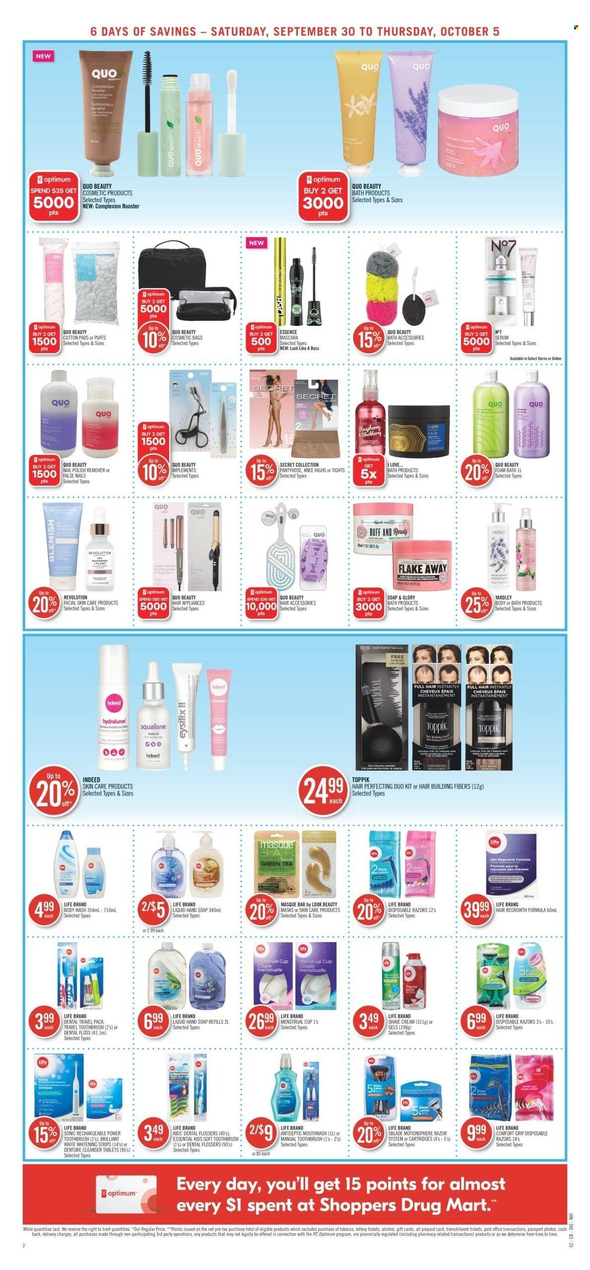 Shoppers Drug Mart flyer - September 30, 2023 - October 05, 2023. Page 21