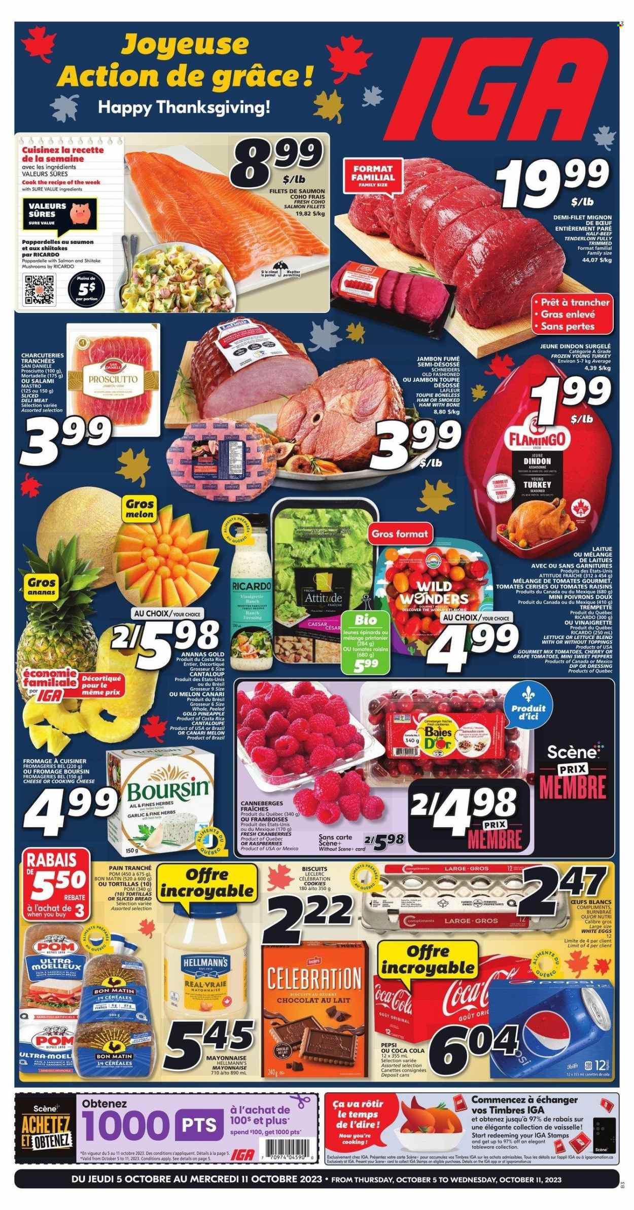 IGA flyer - October 05, 2023 - October 11, 2023. Page 1