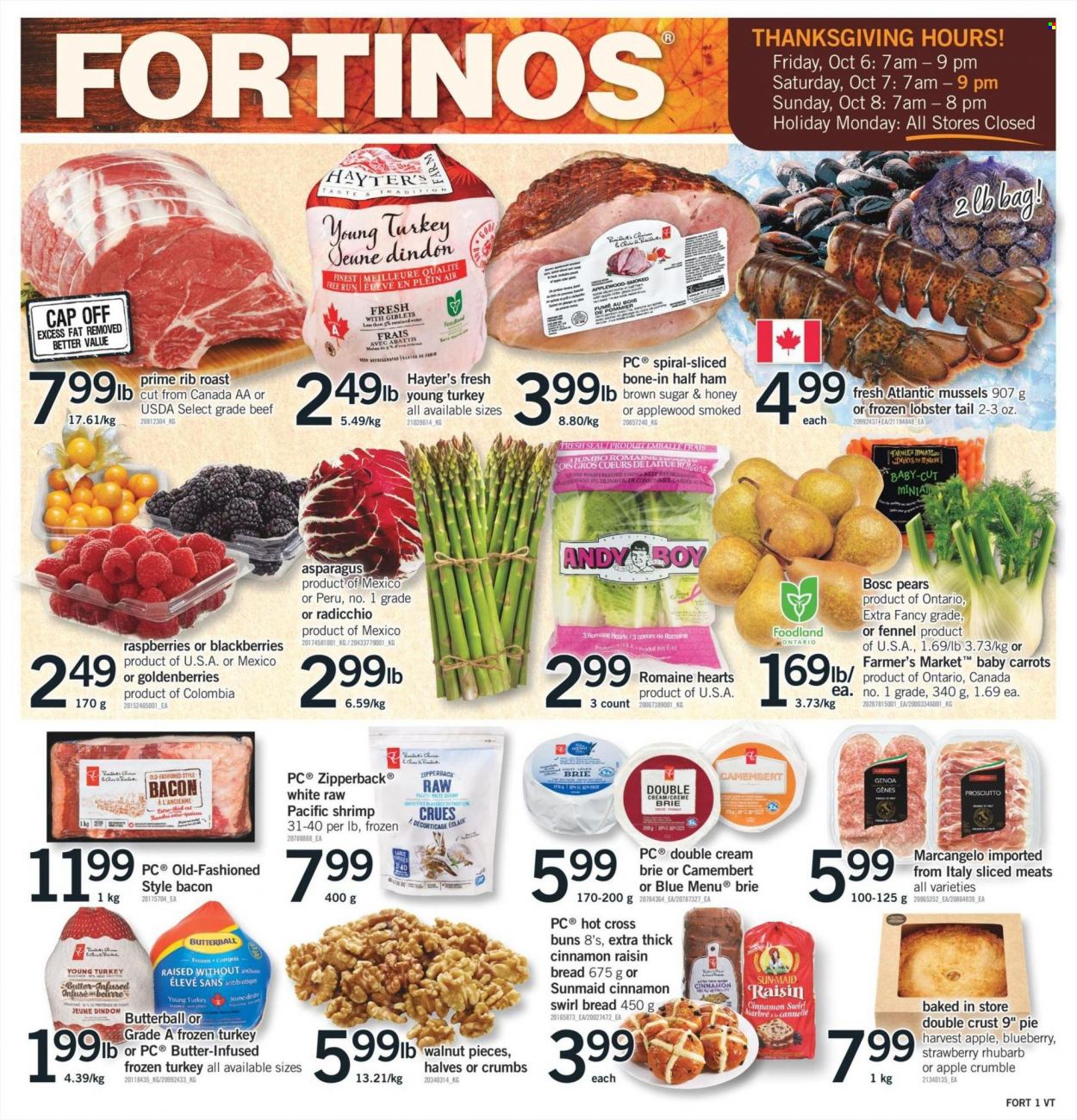 Fortinos flyer - October 05, 2023 - October 08, 2023. Page 1