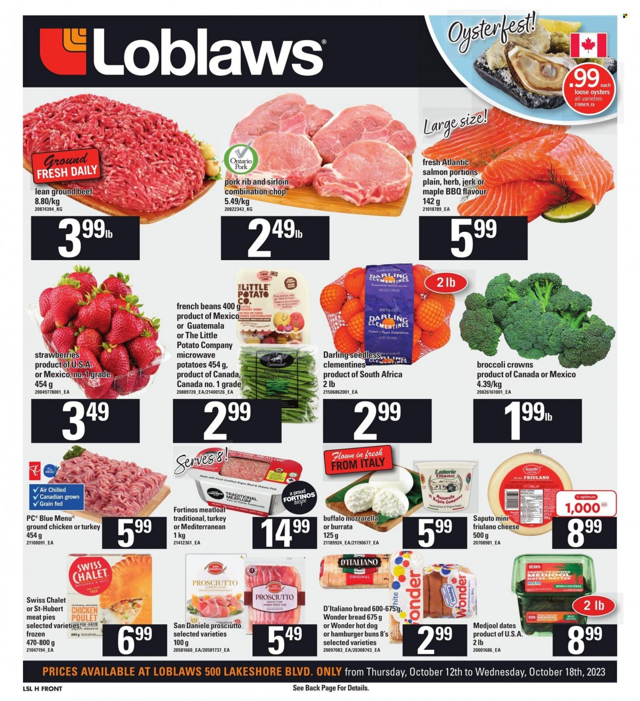 Loblaws flyer - October 12, 2023 - October 18, 2023. Page 1