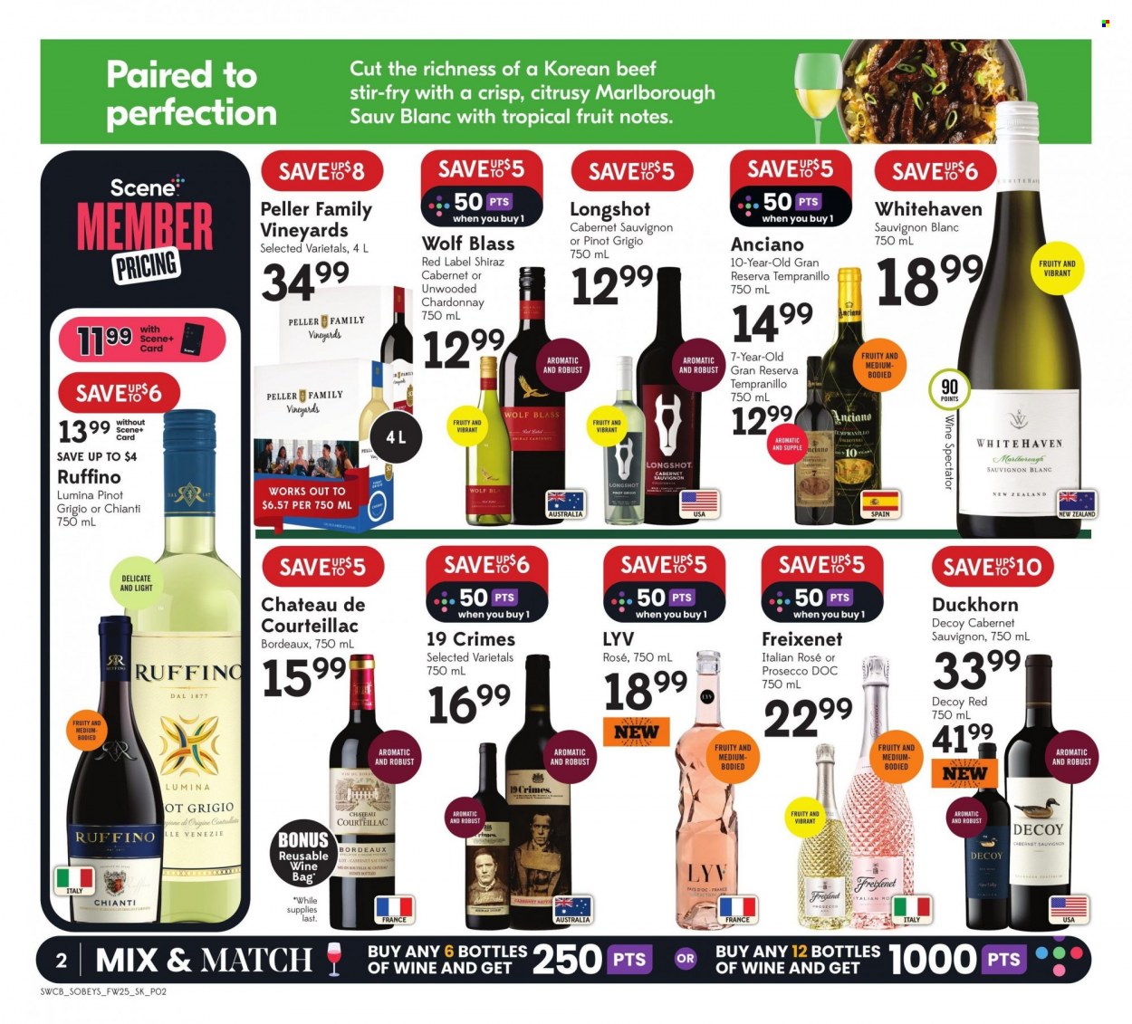 Sobeys Liquor flyer - October 19, 2023 - October 25, 2023. Page 2