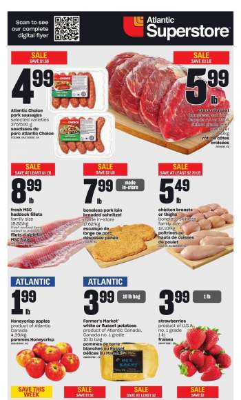 Circulaire Atlantic Superstore - 19 Octobre 2023 - 25 Octobre 2023.