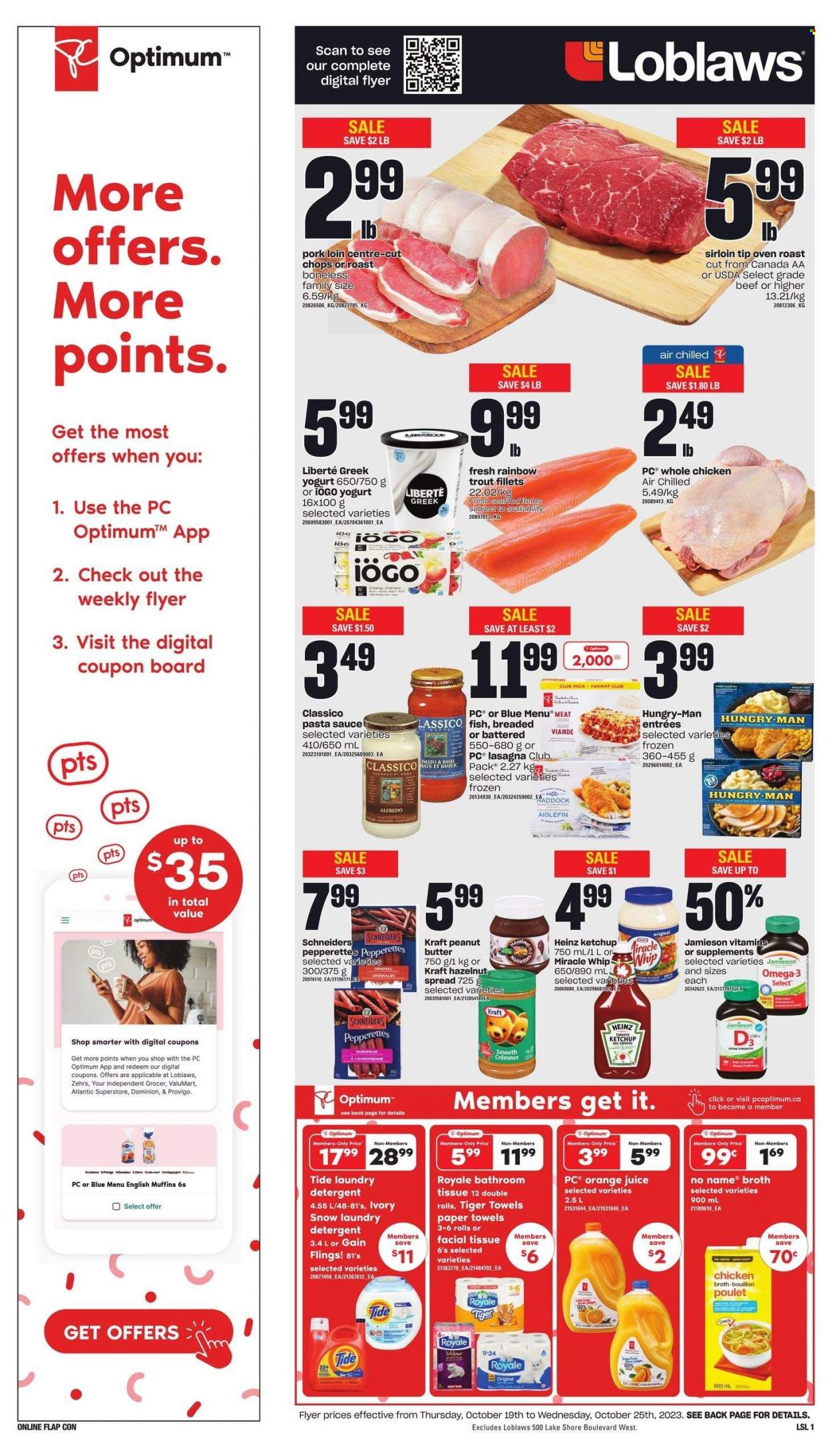 Loblaws flyer - October 19, 2023 - October 25, 2023. Page 1