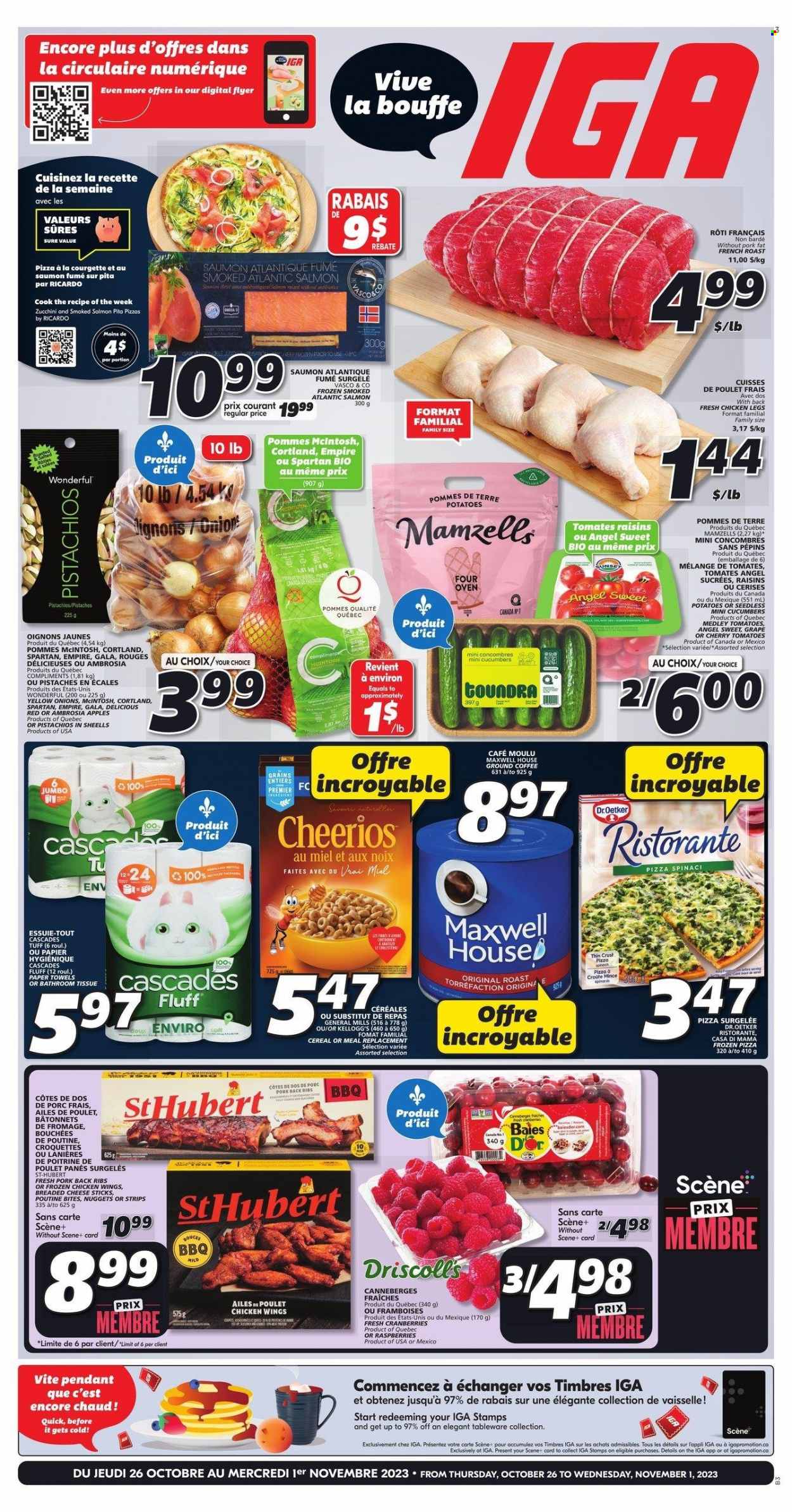 IGA flyer - October 26, 2023 - November 01, 2023. Page 1