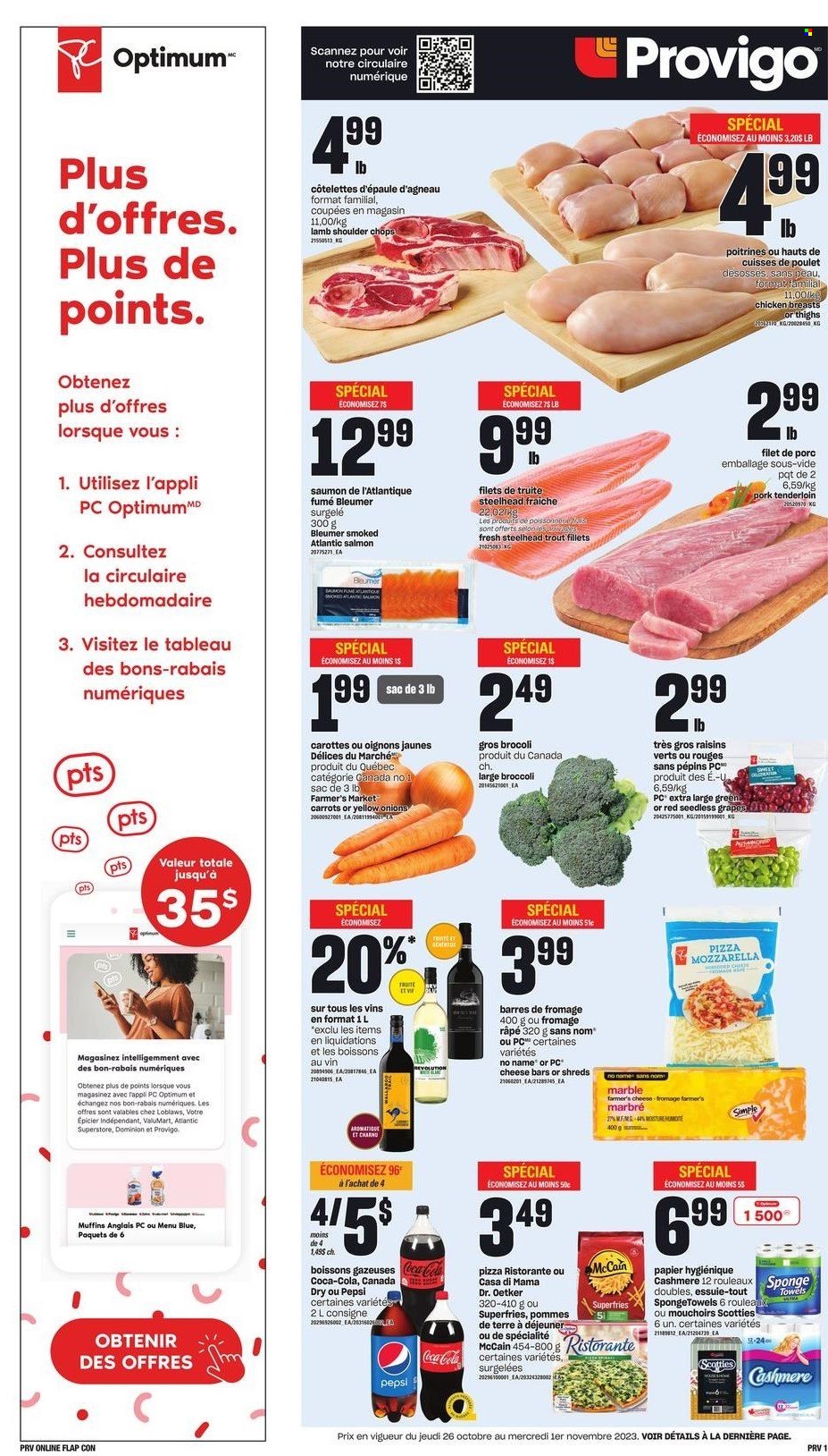 Circulaire Provigo - 26 Octobre 2023 - 01 Novembre 2023. Page 1